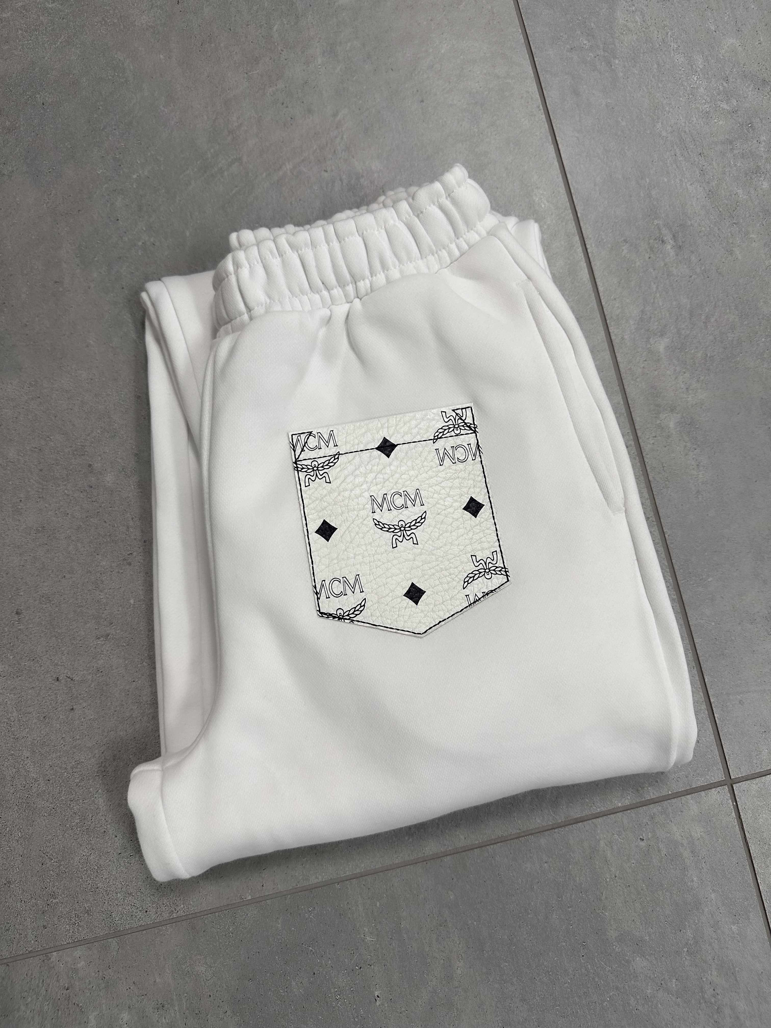 Frauen Hose (weiss/weiss)