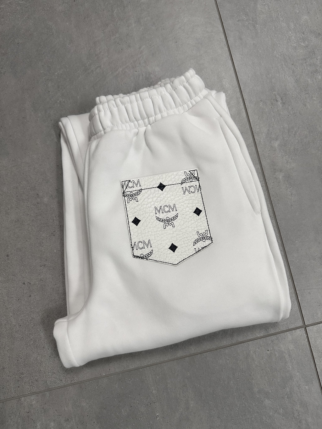 Frauen Hose (weiss/weiss)