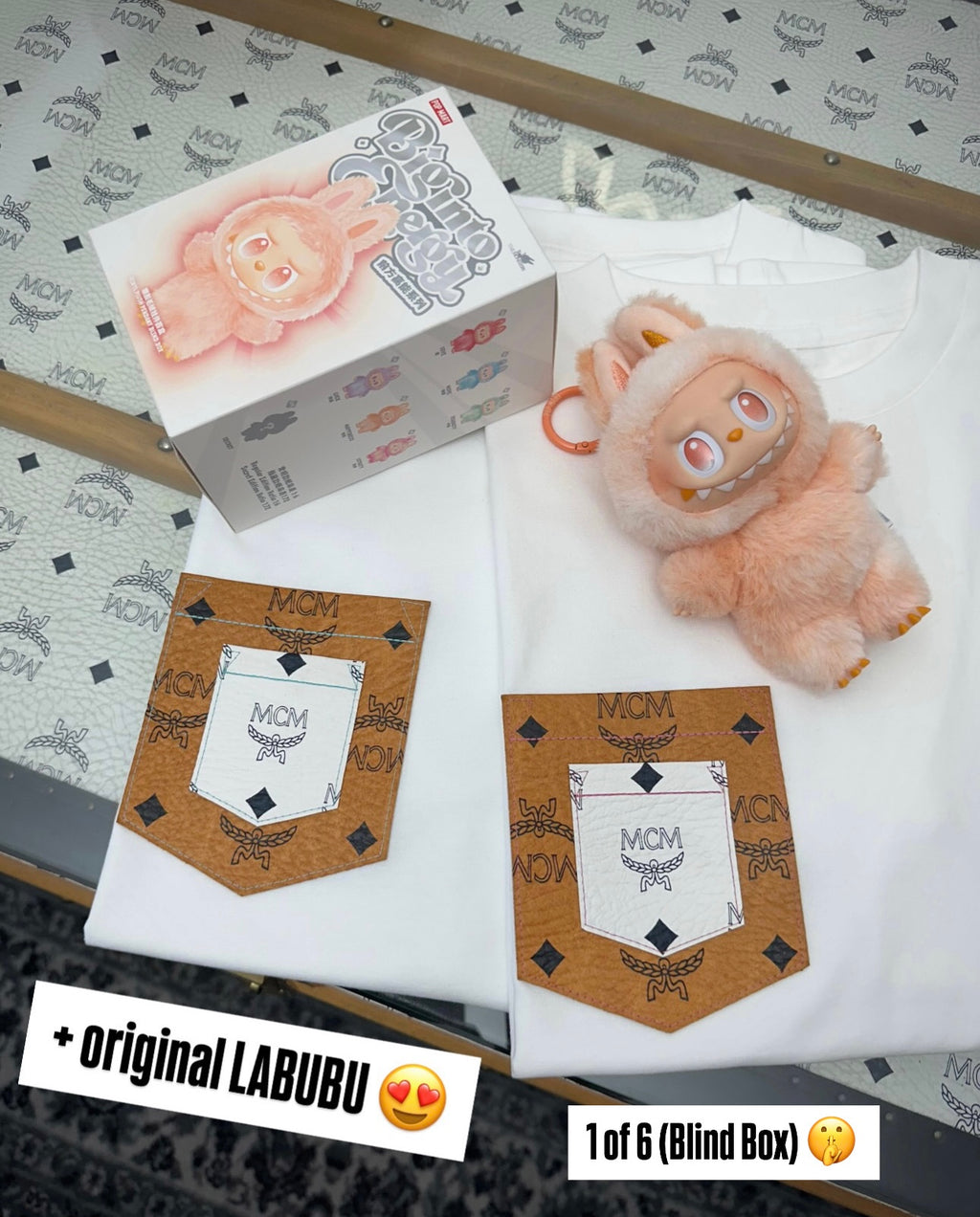 1 x Pocketshirt + original LABUBU