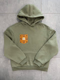 Frauen OVERSIZED Fluffy Hoody (Khaki)