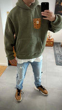 OVERSIZED Teddy Hoody (khaki)