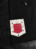 Double Pocketshirt (white/red)
