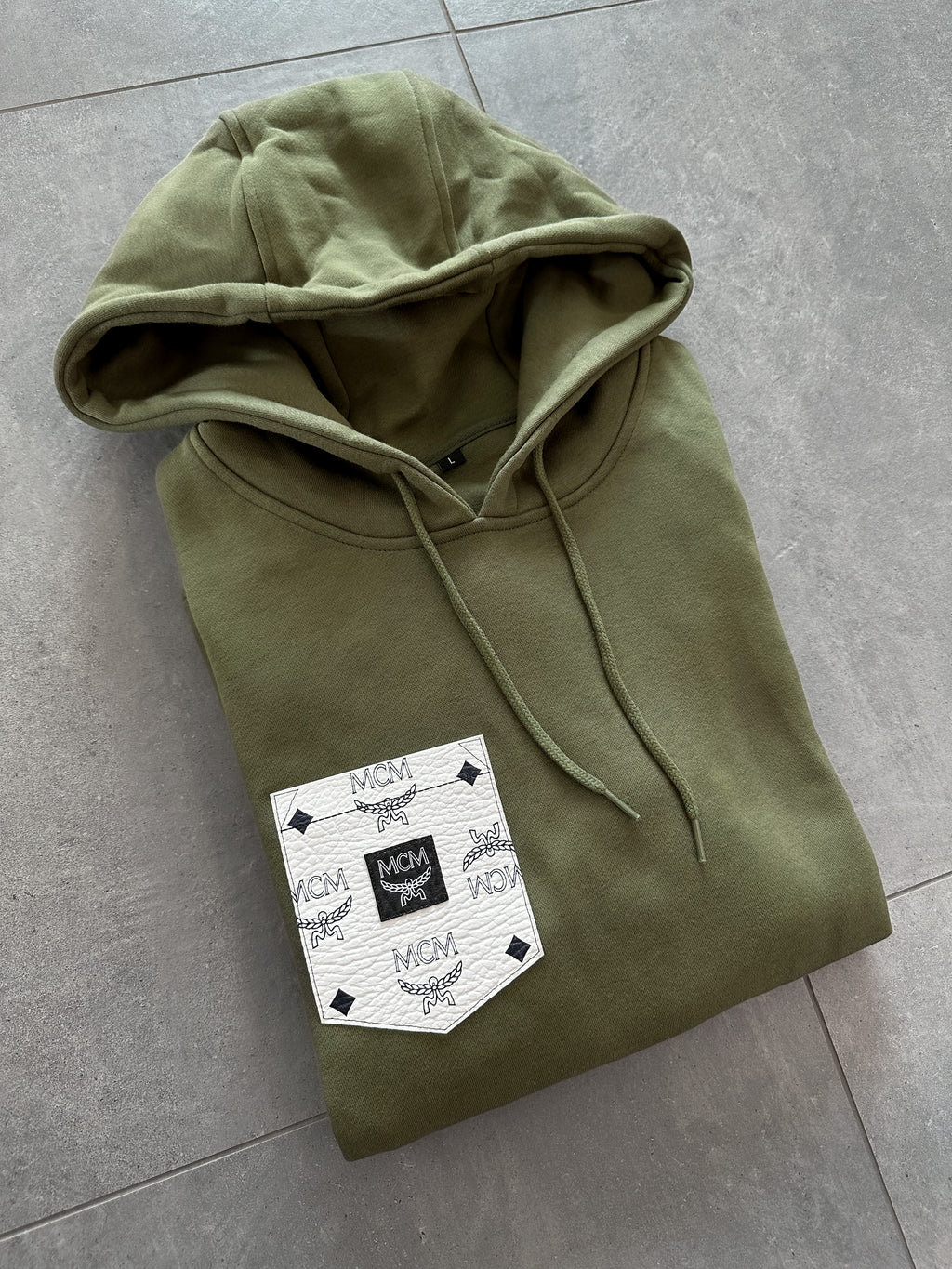 Unisex Hoody (khaki/white)