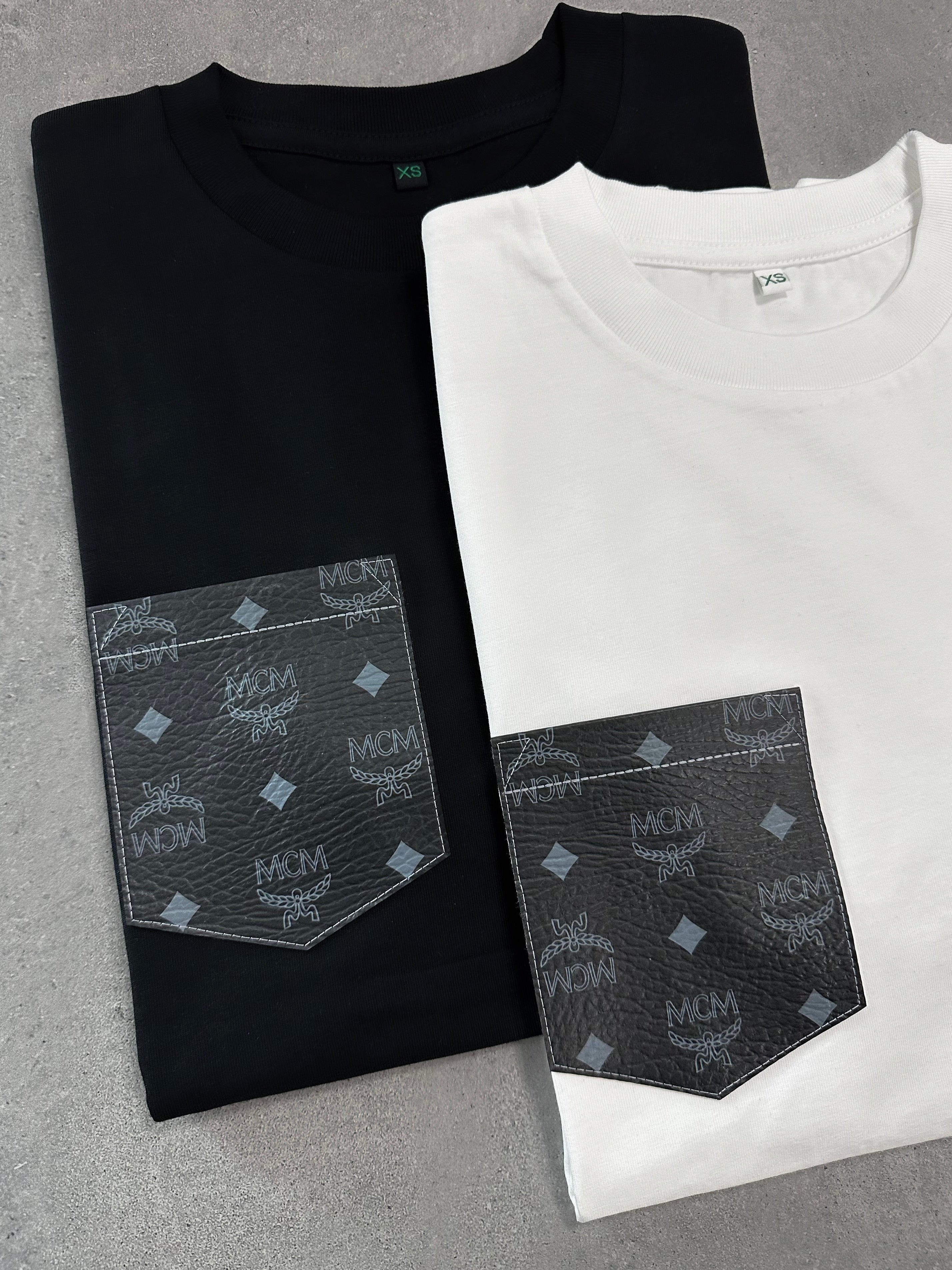 Herren BLACK Pocketshirt