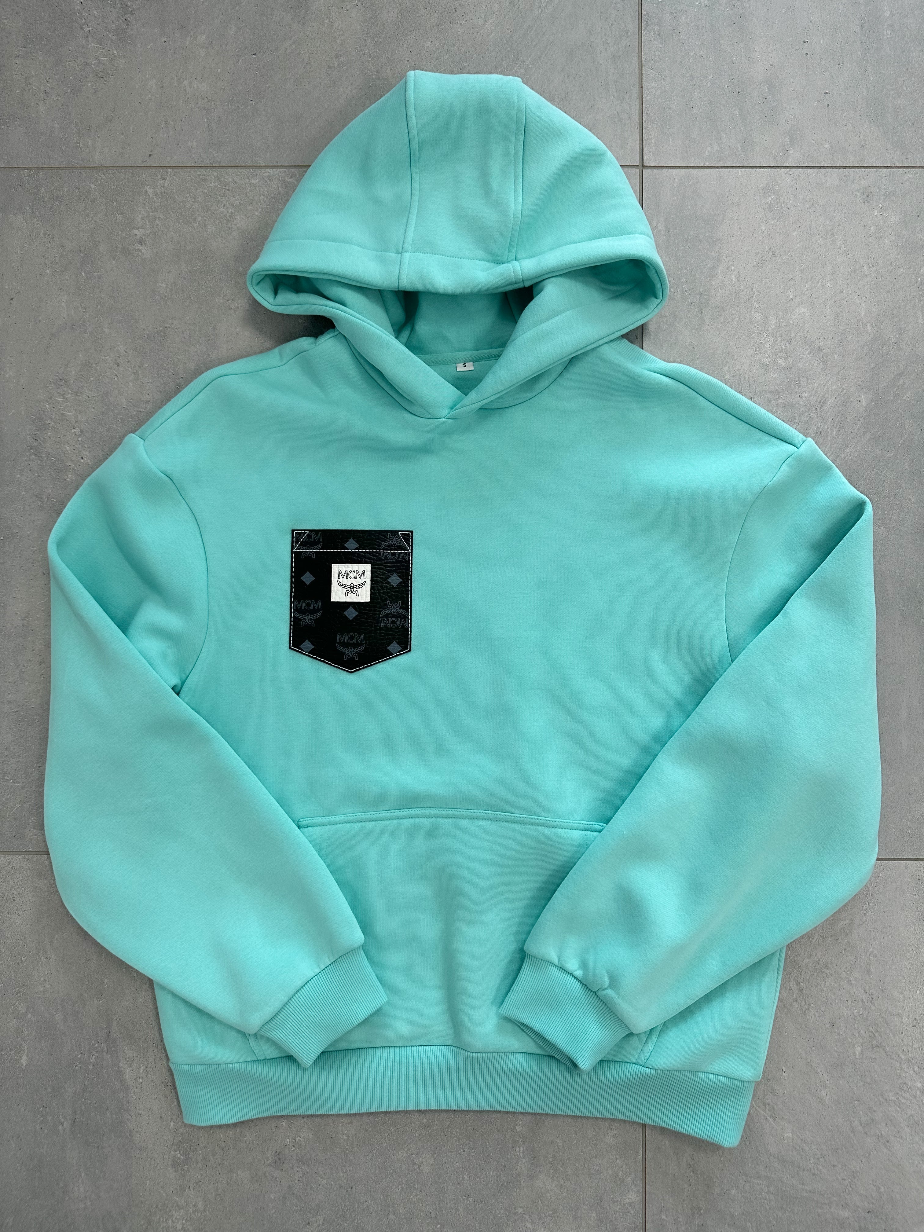 Fluffy Hoody (Türkis)