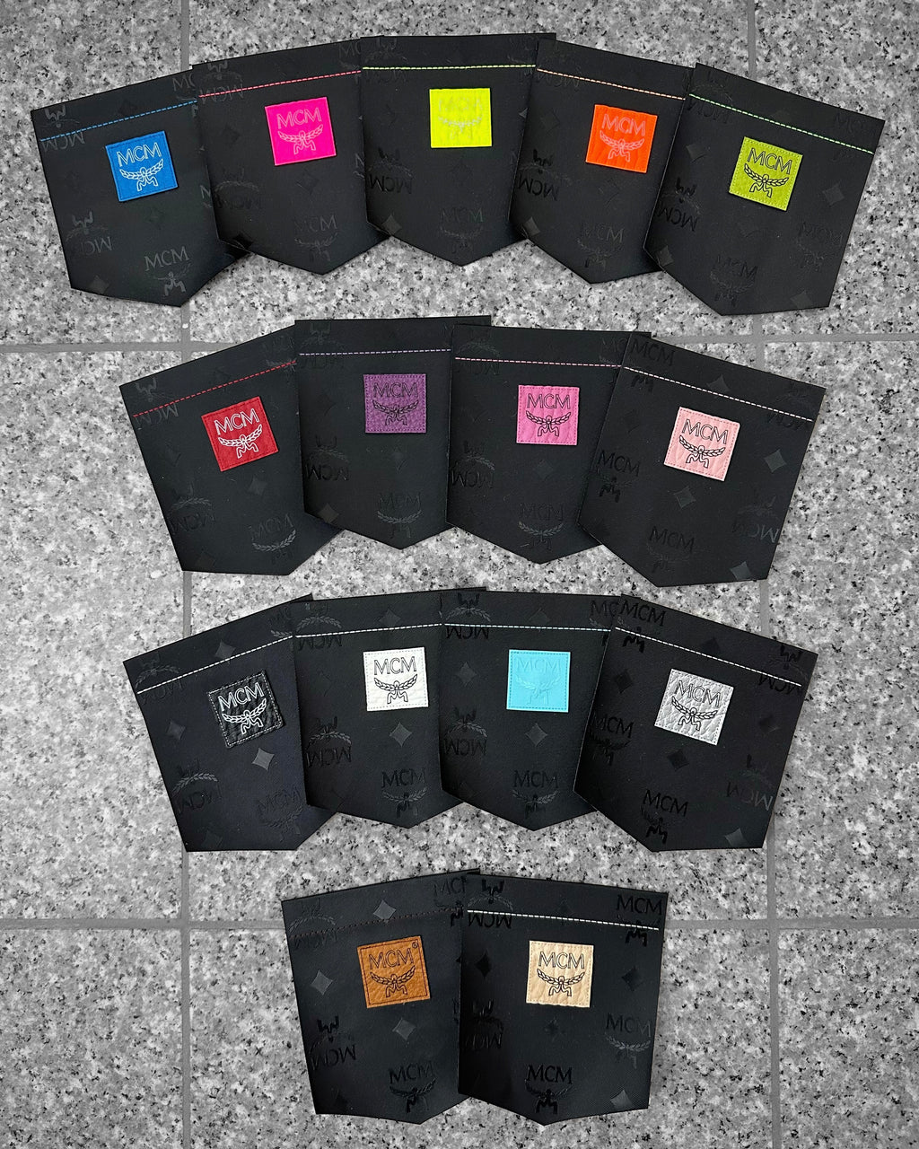 1 x Herren Multicolore Shirt schwarz