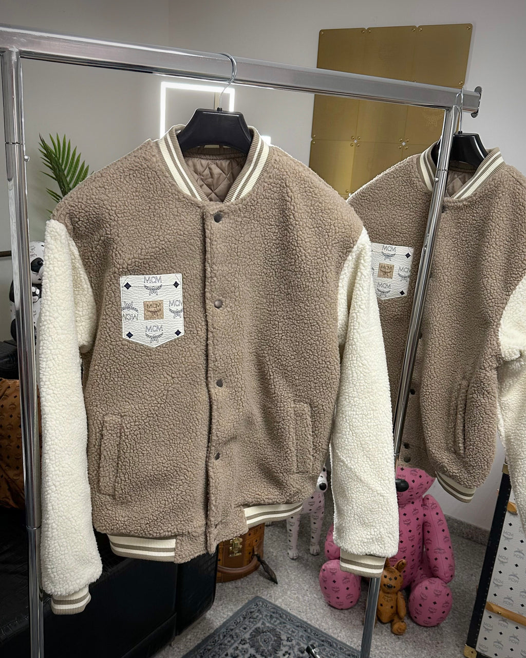 Teddy College Jacke
