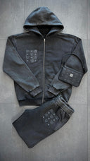 UNISEX Washed Pulli (mit / ohne Kapuze / Zipper)
