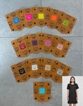 KLEID Multicolore (schwarz)