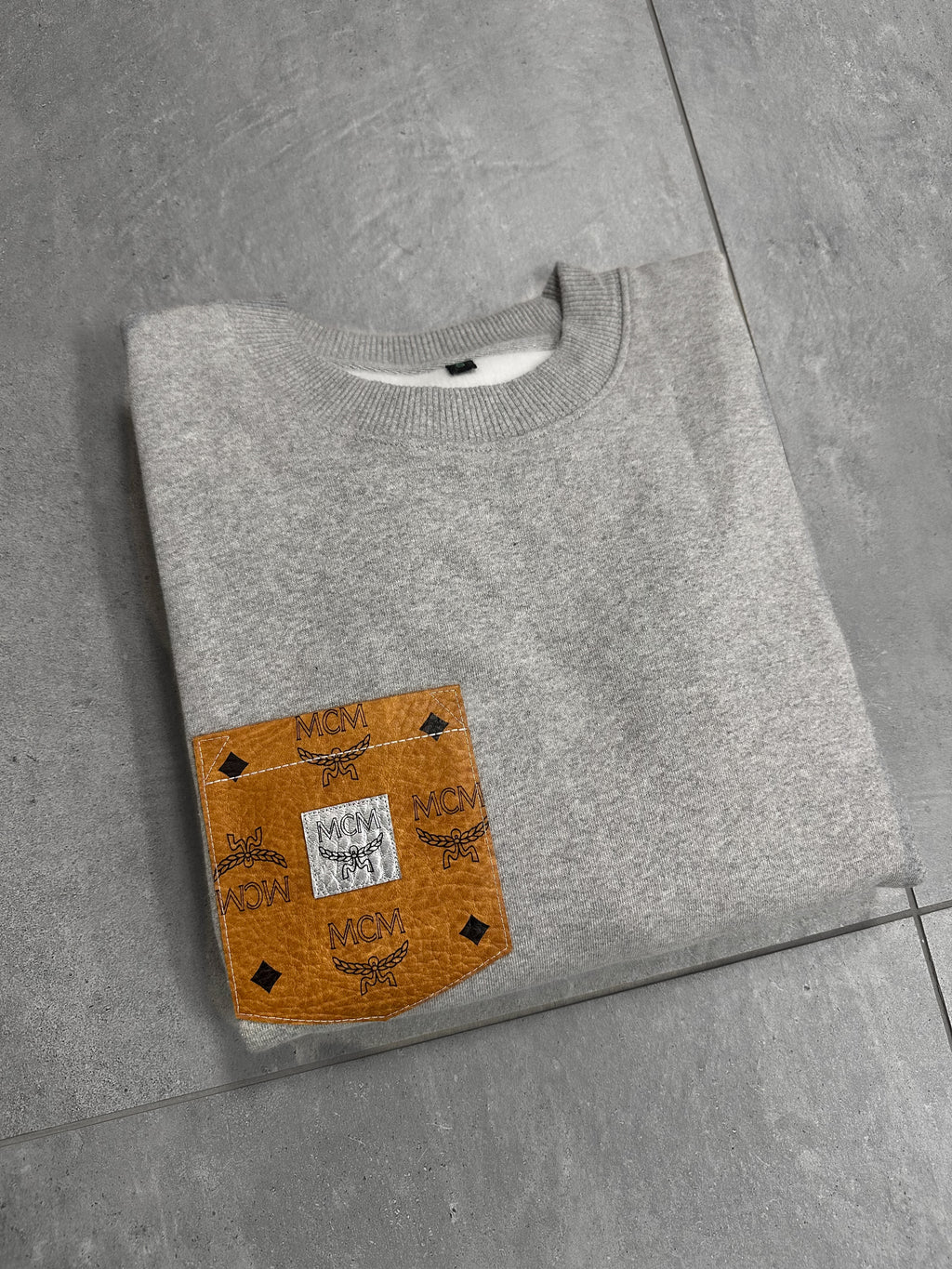 Frauen Sweatshirt (grau/braun/silber)