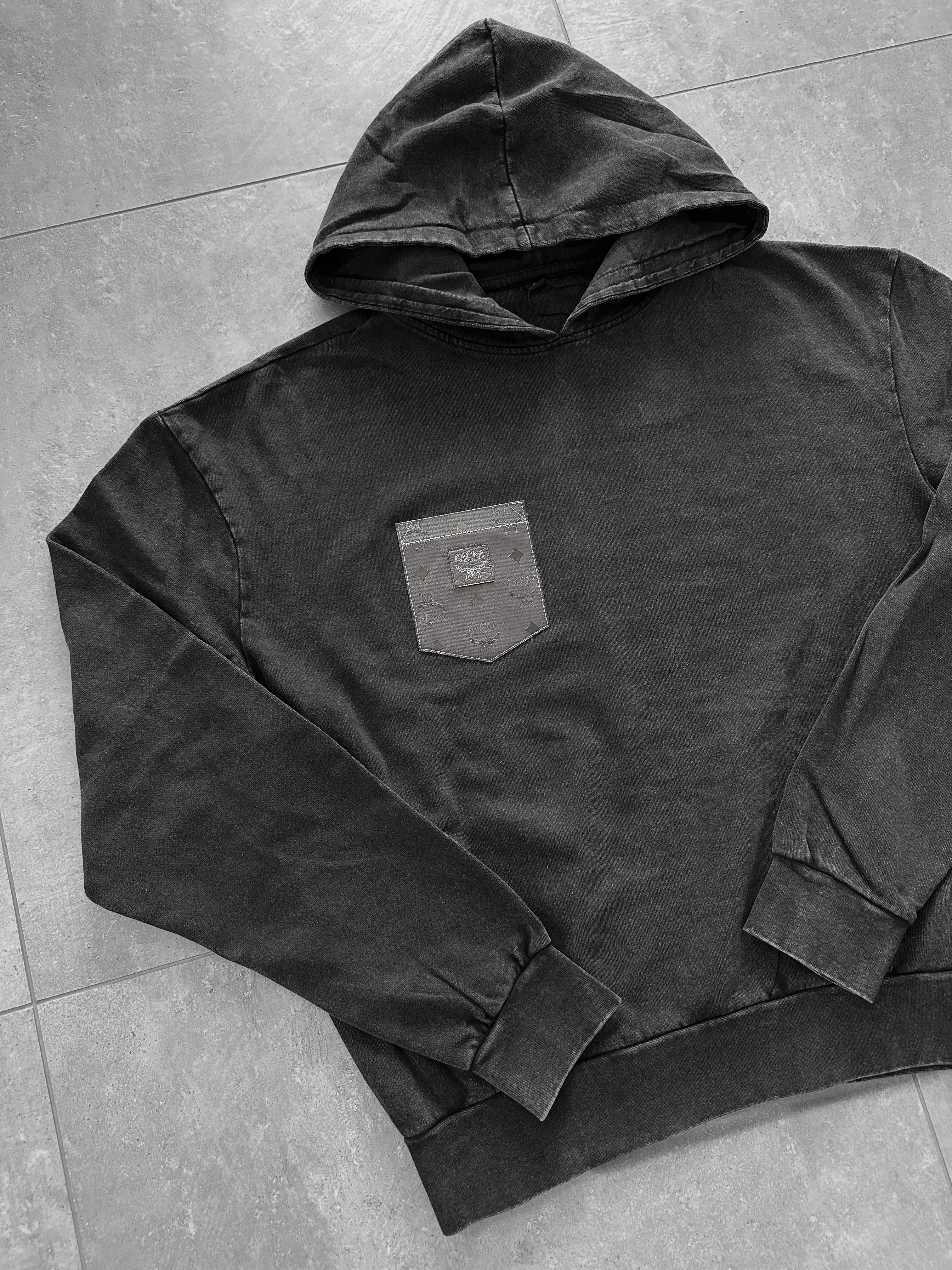 OVERSIZED Acid Washed Hoody (black)