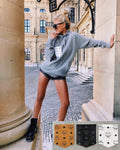 Frauen Pulli grau (mit / ohne Kapuze)