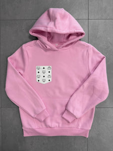 Frauen Fluffy Hoody (Soft Pink)
