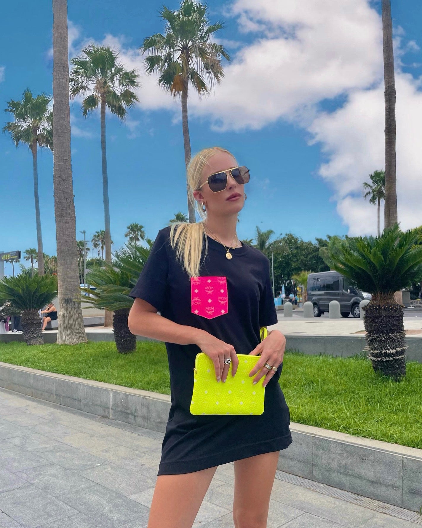 Pocketshirt Neonpink