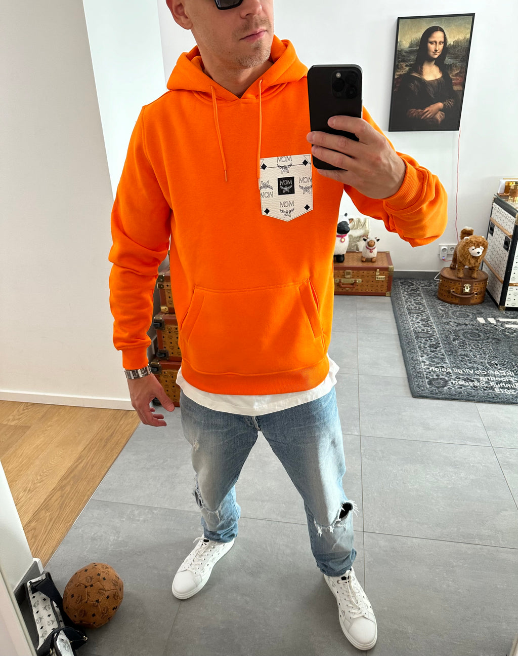 Unisex Hoody (Summer Orange)