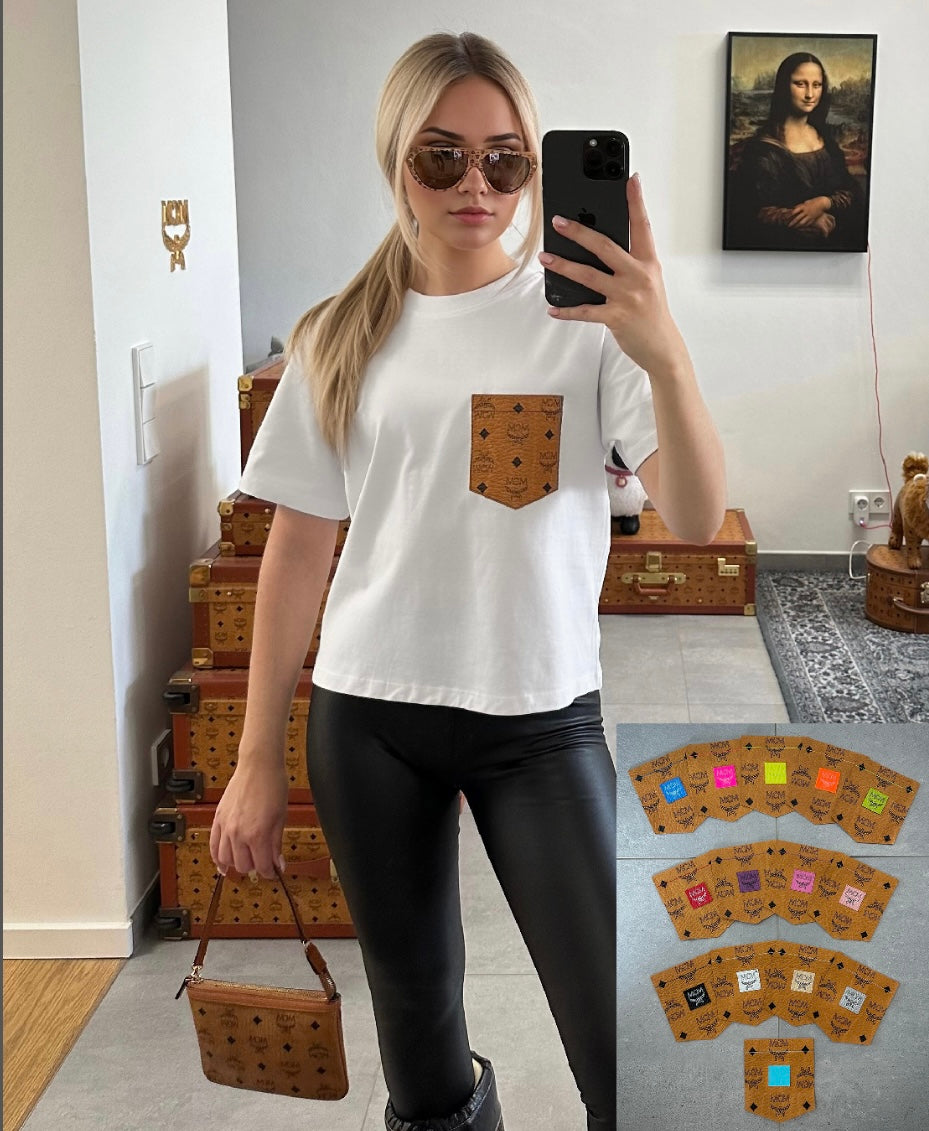 2 x Frauen Shirt cognac (weiss)