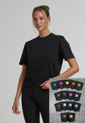 2 x Frauen Shirt Multicolore (black/black)