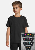 Kinder Shirt (multicolore schwarz)