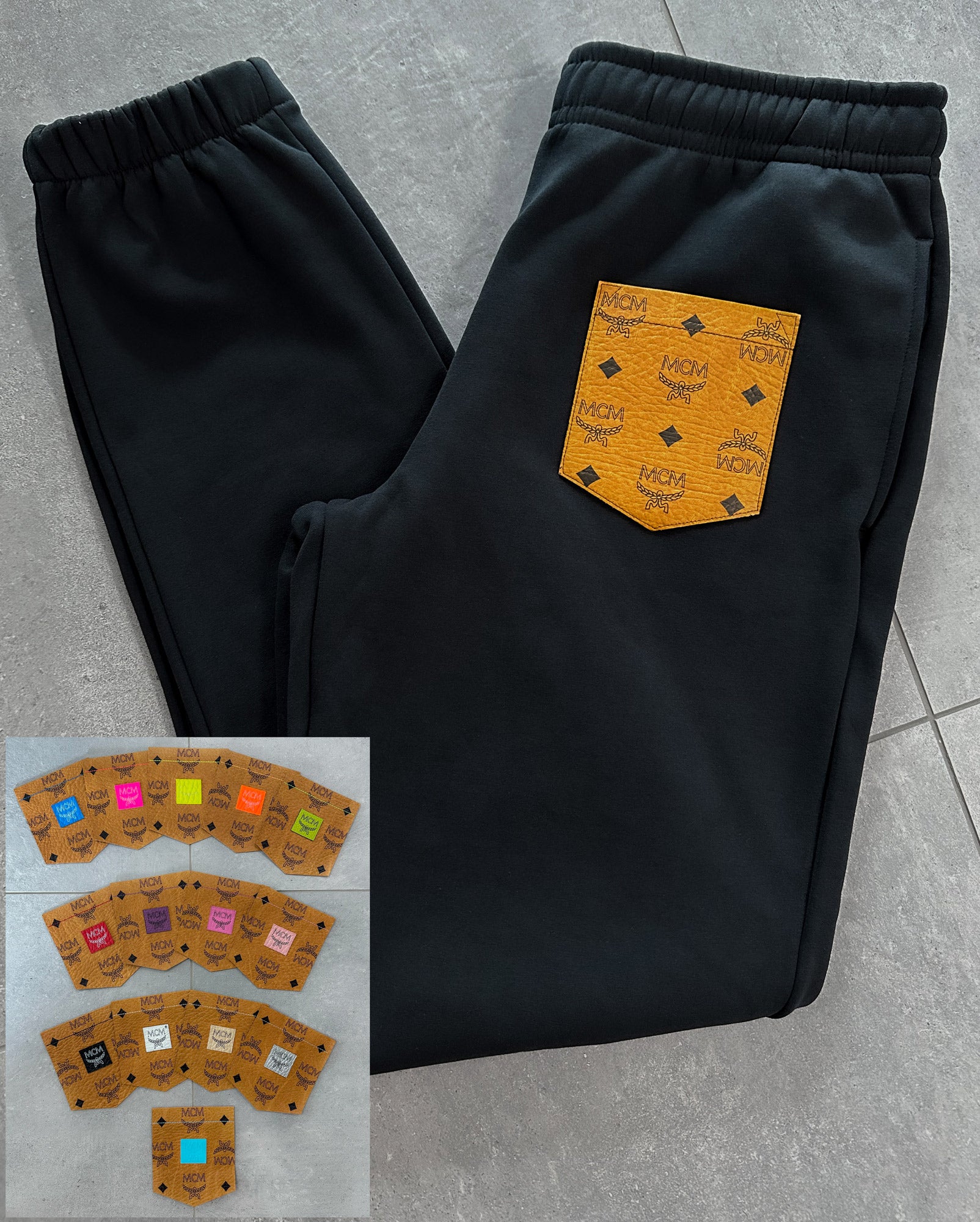 Herren MULTICOLORE Hose (schwarz)