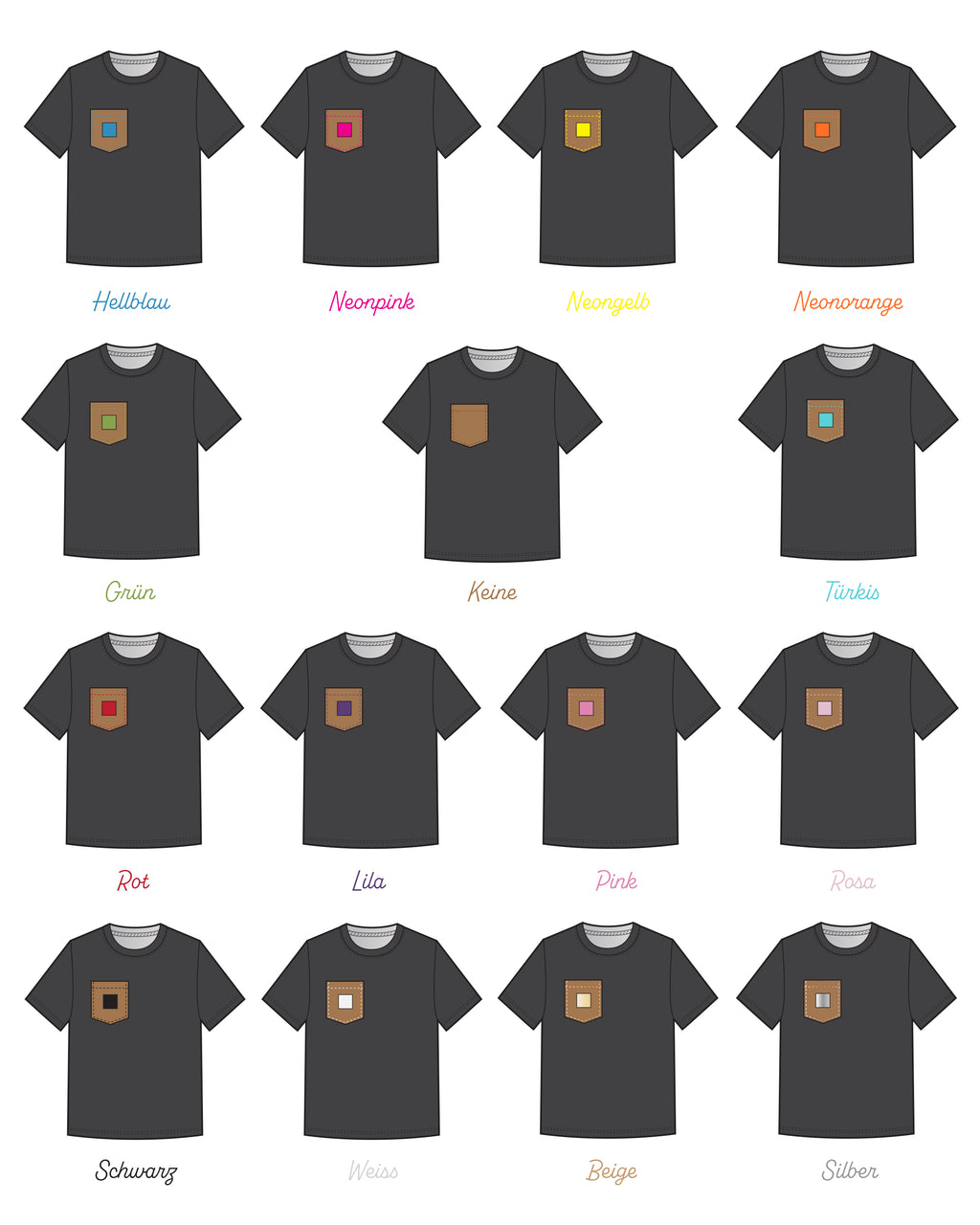 1 x Frauen MULTICOLORE Shirt (cognac)